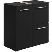 Badplaats - Badezimmer Badmöbel Mars 60cm - Schwarz - Unterschrank Badmöbels Badplaats - Badezimmer Badmöbel Mars 60cm - Schwarz - Unterschrank Badmöbels von BADPLAATS