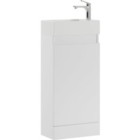 Badezimmer Badmöbel Peru 40 cm – Weiß Hochglanz – Badezimmermöbe Badezimmer Badmöbel Peru 40 cm – Weiß Hochglanz – Badezimmermöbe von BADPLAATS