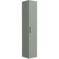 Badezimmer Badschrank Pluto 150cm - Matt grün - Hängende hohe Sä von BADPLAATS