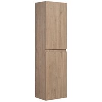 Badezimmer Schrank Angela 150cm Kastanien Eiche – Regal Schrank von BADPLAATS