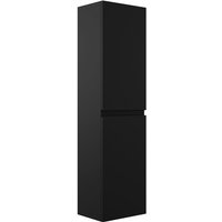 Badplaats - Badezimmer Schrank Angela 150cm Matt Schwarz – Regal Schrank Hoc Badplaats - Badezimmer Schrank Angela 150cm Matt Schwarz – Regal Schrank Hoc von BADPLAATS