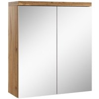 Badezimmer Spiegelschrank Toledo 60cm Eiche – Stauraum Unterschrank Möbel zwei Türen Badschrank - Eiche von BADPLAATS