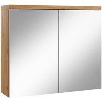 Badezimmer Spiegelschrank Toledo 80cm Eiche – Stauraum Unterschr Badezimmer Spiegelschrank Toledo 80cm Eiche – Stauraum Unterschr von BADPLAATS