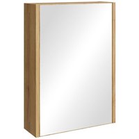 Badezimmerschrank Cuba 40 x 13 x 55 cm - Eiche - Badezimmerspieg Badezimmerschrank Cuba 40 x 13 x 55 cm - Eiche - Badezimmerspieg von BADPLAATS