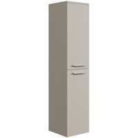Badplaats - Badezimmer Badschrank Saturnus 130cm - Cashmere - Hängesäule mit von BADPLAATS
