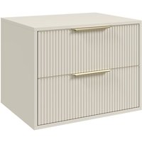 Waschbeckenschrank Rimini 60 cm - Cashmere - Badezimmermöbel mit von BADPLAATS