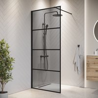 Duschwand Essos 80 x 200cm - Grauglass - Glas Duschabtrennung Sc Duschwand Essos 80 x 200cm - Grauglass - Glas Duschabtrennung Sc von BADPLAATS