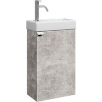 WC Badmöbel Apollo 40x22 cm Grau beton - Schrank Waschbecken Bad WC Badmöbel Apollo 40x22 cm Grau beton - Schrank Waschbecken Bad von BADPLAATS