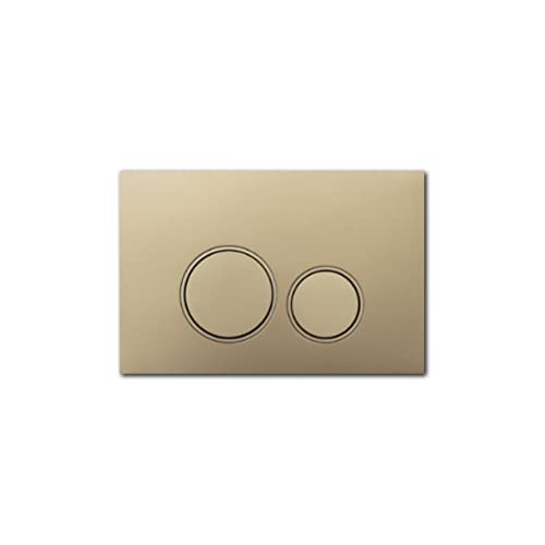 StarBlueDisc Betätigungsplatte für Geberit Delta UP100 und Sigma UP320 Vorwandelemente (Champagne Gold/Champagne Gold) von BADUNDU