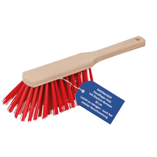 BADfabrik24 Handfeger Holz 32 cm – naturbelassen, mit weichen Elaston-Borsten, ideal für Innen & Außen,Handfeger weich, Handfeger Kunststoffborsten, Holz Handfeger Natur BADfabrik24 Handfeger Holz 32 cm – naturbelassen, mit weichen Elaston-Borsten, ideal für Innen & Außen,Handfeger weich, Handfeger Kunststoffborsten, Holz Handfeger Natur von BADfabrik24