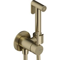 Sanycces - loop Spraybrause für wandhängende Bidet-WC, gold gebürstet von SANYCCES