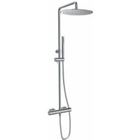 Bb loop k Rain Duschsystem mit Thermostat 30 cm, chrom von BÄDER BOUTIQUE