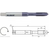 UNiTap HSSE-TiAlN Gewindebohrer Form b - m 4 x 0,7 - din 371'-'110403006 - Baer von BAER