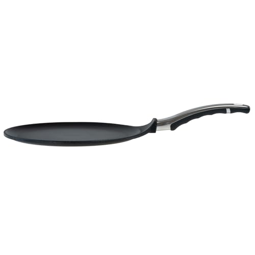 BAF Crepespfanne Induktion Ø 28 cm - große runde Omelette Pfanne beschichtet aus Aluminiumguss von BAF