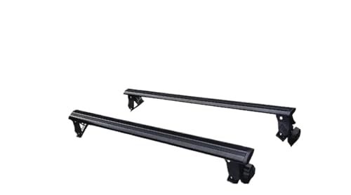 Auto Gepäckträger Dachgepäckträger Querträger Universal Crossba Dachträger Seitenstangen Querschienen Dachträger Gepäckträger 2St Dachträger Querträger(Zwart) von BAFAFA