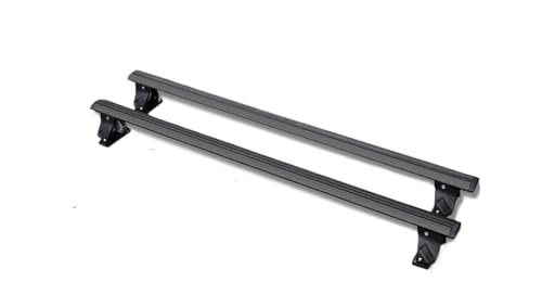 Auto Gepäckträger Dachträger-Querträger Für Für MK6 Abschließbare Dachreling Dachträger-Querträger Relingträger Dachträger Querträger(Zwart) von BAFAFA