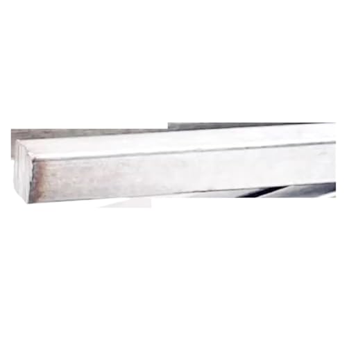 BAFAFA 1 Stück Vierkantstange aus Edelstahl 304, 1,5/2/2,5/3/3,5/4/5/6/7/8/9/10–20 mm, kleine Stahlstange, Länge 500 mm(7x7x500mm 1Pcs) von BAFAFA