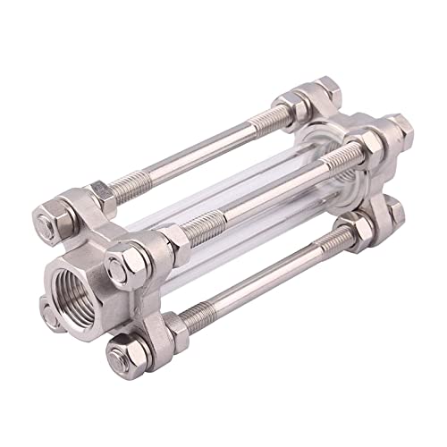 BAFAFA 1 stück 1/4 ''3/8 ''1/2 ''3/4 ''1 ''BSP Weibliche Schauglas Dioptrien 304 Edelstahl(1/4") von BAFAFA