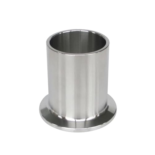 BAFAFA 1 stück 3/4 ''1'' 1,5 ''2 ''3'' 4 ''Sanitär Tri Clamp 50mm 80mm 100mm Lange Weld Ferrule Rohr SS304 Edelstahl(80mm-38mm x Ferrule 50.5) von BAFAFA