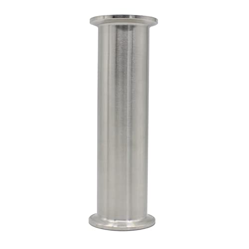 BAFAFA 1. Od25mm 2 "od51mm Sanitärspool-Röhrchenhülse 50. 5mm Flansch-Silikondichtung TRI-Klemmrohrarmaturen Länge 4 "/ 6" / 8 "/ 12" / 18" (Color : 1, Size : TUBE 254MM_25MM X FERRULE50.5MM) von BAFAFA