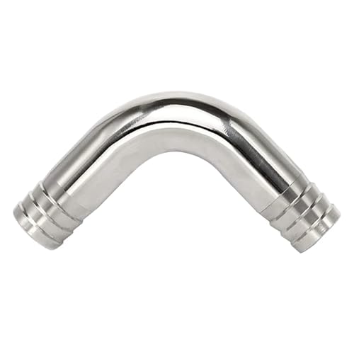 BAFAFA 12,7/14/16/19/25/32/38/45/51 mm Sanitär-Schlauchverschraubung aus Edelstahl mit 90 Grad-Winkelstück(51mm) von BAFAFA