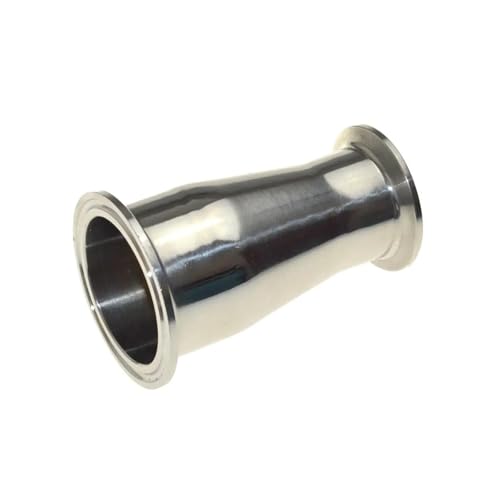 BAFAFA 1pc Sanitär Fitting Tri Clamp Ferrule Minderer Rohr Anschluss 304 Edelstahl(OD 38mmX57mm) von BAFAFA