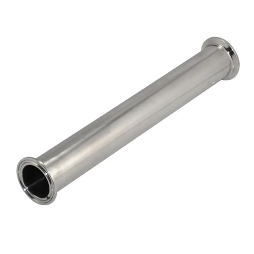 BAFAFA 3/4 ''1'' 1,5 ''2'' 2,5 ''3'' 4 ''Edelstahl Tri Clamp Ferrule Spool Rohr Rohr 100/150/200/300/500mm Lange(150mm-45mm x Ferrule 64) von BAFAFA