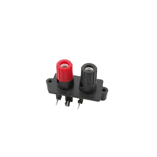 BAFAFA 5 Stück 2/4/6 Position 4 mm Bananenbuchse Audio Externer Wagenheber Lautsprecher Verstärker Schraube Post Klemmleiste Stecker gerade/biegen Pins (2P Bend Pin) von BAFAFA