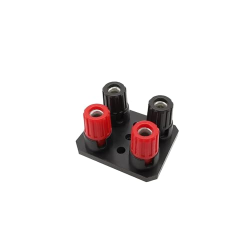 BAFAFA 5 Stück 2/4/6 Position 4 mm Bananenbuchse Audio Externer Wagenheber Lautsprecher Verstärker Schraube Post Klemmleiste Stecker gerade/biegen Pins (4P Strainght Pin) von BAFAFA