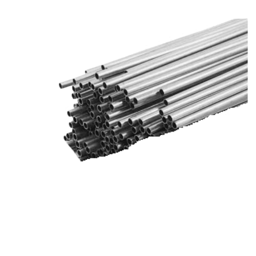 BAFAFA 5 Stück 304 Edelstahlrohr Superfine Rohr Außendurchmesser 3 mm Wandstärke 0,15 mm - 1,2 mm Mikrodurchmesser Rohr(3mm x 0.25mm-500mm) von BAFAFA