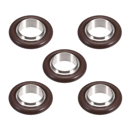 BAFAFA KF10 KF16 KF25 KF40 KF50 Vakuum-Zentrierring aus Edelstahl und Viton-O-Ring(KF40) von BAFAFA