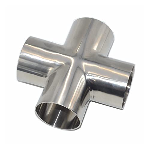 BAFAFA Yqbs 1. 9mm - 102mm. Od. Kreuz 304 Edelstahl-Rohrverbinder Verbindungsstück-Regal-Aufhänger-Rack-Rohr-PFLEGE (Size : 102mmOD) von BAFAFA