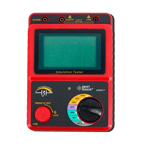 100~2500 V Digitale Hochspannungsisolationstester Megohmmeter AC/DC Spannungsprüfer Ohm Meter AR907A + 100~2500 V Digitale Hochspannungsisolationstester Megohmmeter AC/DC Spannungsprüfer Ohm Meter AR907A + von BAFEIYA