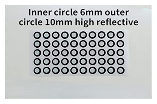3D-Scan-Marker 3D -Scanner -Markierungspunkte Identifizierungspunkte identifizieren Etikettenpunkt -Positionierungsziele diffuse Reflexionsmarker für 3D-Scanner(3) von BAFEIYA