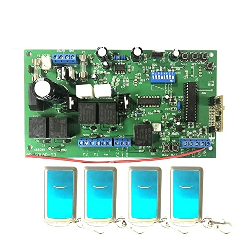 Automatischer kommerzieller Toröffner 150kg Automatischer Drehtoröffner Motorantrieb Platine Elektronische Kartensteuerung for 12VDC Toröffner Dual(Kit 4) von BAFEIYA