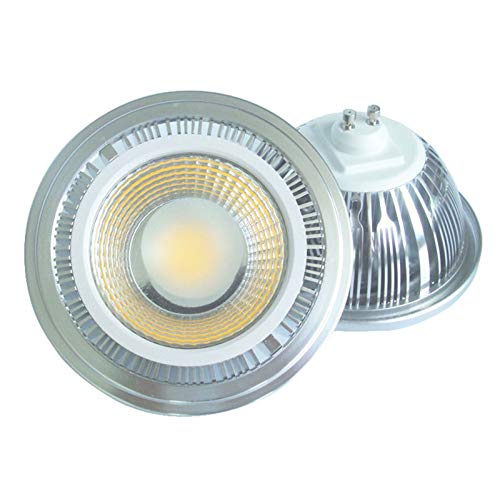 BAFEIYA LED-Maisbirne 2ST Dimmen ES111 GU10 G53 230 / 120V AR111 Cob Scheinwerfer 18w Führte Schienen Bohnen Glühbirnen(DC/AC 12V,Cold white 6000K) von BAFEIYA