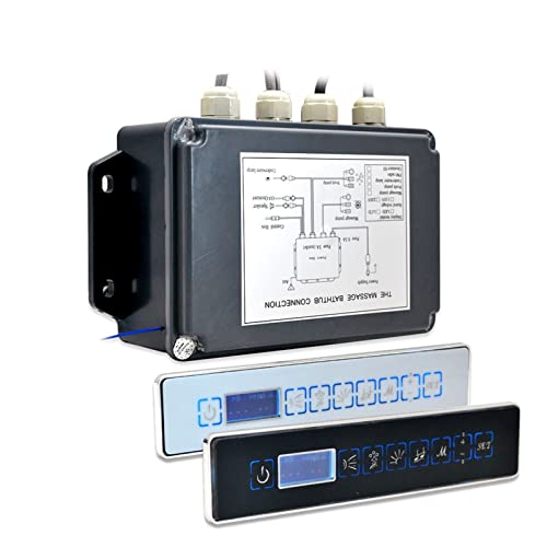 BAFEIYA Saunaofen White Color Square Digital Control Panel LCD Screen SPA Combo Wasser Luftmassage Badewanne Whirlpool Controller Set BAFEIYA Saunaofen White Color Square Digital Control Panel LCD Screen SPA Combo Wasser Luftmassage Badewanne Whirlpool Controller Set von BAFEIYA