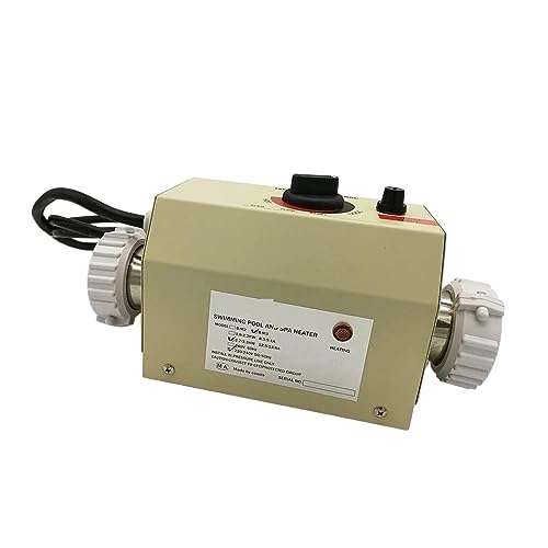 BAFEIYA Schwimmbadheizung 3KW Pool Heizung Elektrische Schwimmbad Und SPA Bad Heizung Wanne Warmwasserbereiter Thermostat Schwimmbad Zubehör von BAFEIYA
