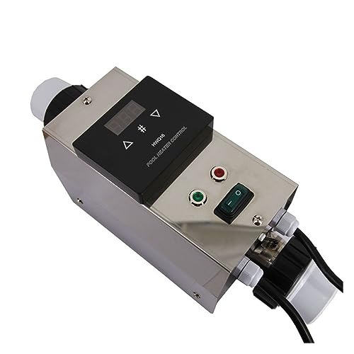 BAFEIYA Schwimmbadheizung 3KW Pool Heizung Elektrische Schwimmbad Und SPA Bad Heizung Wanne Warmwasserbereiter Thermostat Schwimmbad Zubehör von BAFEIYA