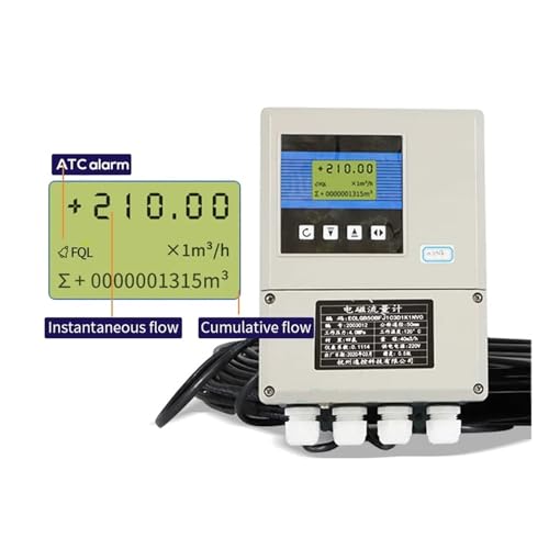 Digitaler Durchflussmesser Electromagnetic Flowmeter Remote LCD Display Split Carbon steel Magnetic Flow meter(DN32) von BAFEIYA