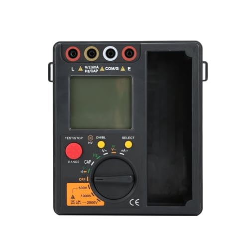 Digitaler Isolationswiderstandstester 2-in-1-Digitalmultimeter + Isolationswiderstandsmessgerät, Hintergrundbeleuchtung, Megohmmeter, Voltmeter, Ohm-Tester Megohmmeter-Tester Digitaler Isolationswiderstandstester 2-in-1-Digitalmultimeter + Isolationswiderstandsmessgerät, Hintergrundbeleuchtung, Megohmmeter, Voltmeter, Ohm-Tester Megohmmeter-Tester von BAFEIYA