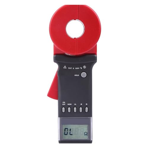 Digitaler Isolationswiderstandstester Digitaler Erdungswiderstandstester mit Erdungsklemme, 32 mm, hohe Präzision, 0,01 bis 200 Ohm, Schleifenwiderstandsmessgerät Megohmmeter-Tester(2100C) von BAFEIYA