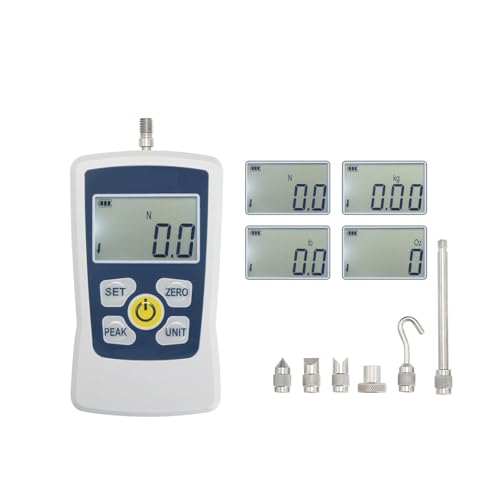 Digitales Kraftmessgerät AMF Digitales Kraftmessgerät, wirtschaftliches Dynamometer, Kraftmessgerät, Push- und Pull-Tester(200N) von BAFEIYA