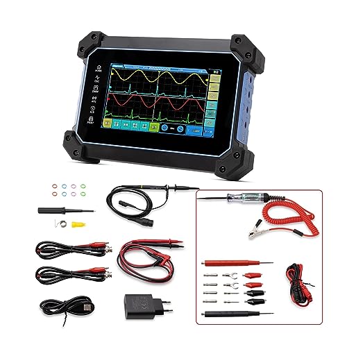 Digitales Oszilloskop Touchscreen-Digitaloszilloskop, 2 Kanäle, tragbar, USB + 25-MHz-Signalquelle + Multimeter(TO1112D) von BAFEIYA