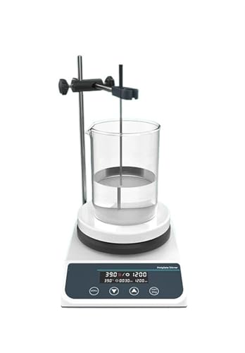 Labor-Vortex-Mischer Heizung Magnetrührer Digitalanzeige Thermostatischer Magnetmischer Heizplattenrührer Labor 20L(HS550Pro(20L LCD)) von BAFEIYA