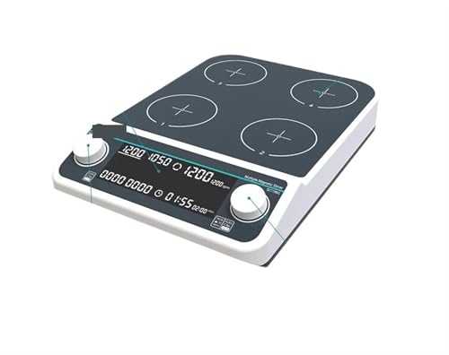 Labor-Vortex-Mischer Mehrere Magnetische Rührer Heißer Platte Digital Display Labor Rührer Magnetische Mixer Heizung Vier-station Sechs-Position(MHS4Pro) von BAFEIYA