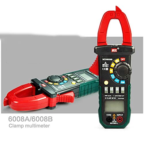 MCH-6008AB Digitales Zangenmultimeter AC DC Messbare Temperatur Frequenz Kapazitätszangenmessgerät(6008B) von BAFEIYA