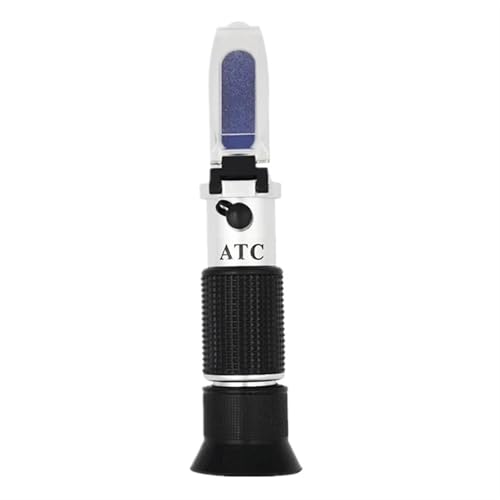 Refraktometer 4 In 1 Auto Frostschutz Refraktometer Ethylen Propylen Flüssigkeit Glykol Gefrierpunkt Batterie Tester(Aluminum) von BAFEIYA