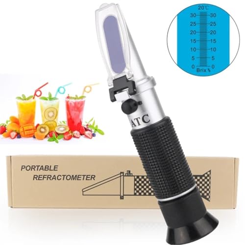 Refraktometer Refraktometer Handheld zucker Meter Brix Test Optische 0-32% ATC Milch Tee Obst Zucker Meter Saccharimeter Refraktometer Refraktometer Handheld zucker Meter Brix Test Optische 0-32% ATC Milch Tee Obst Zucker Meter Saccharimeter von BAFEIYA