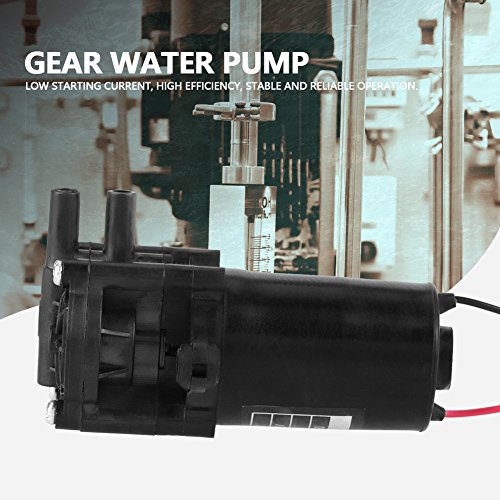 BAFOVY 12 -V -Zwerchfellpumpe, Mini Kunststoff Selbst Priming Wasserpumpe DC Zahnradpumpe, Hohe Effizienz, Stabil von BAFOVY